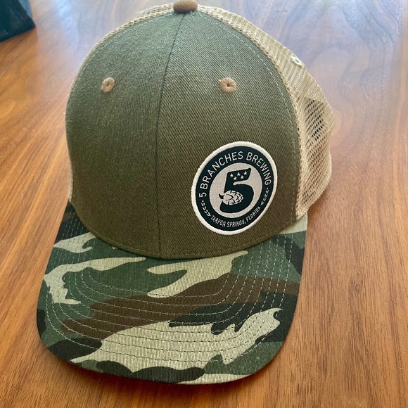 5 Branches Brewing Snap Back Hat-Camo - Picture 2 of 5
